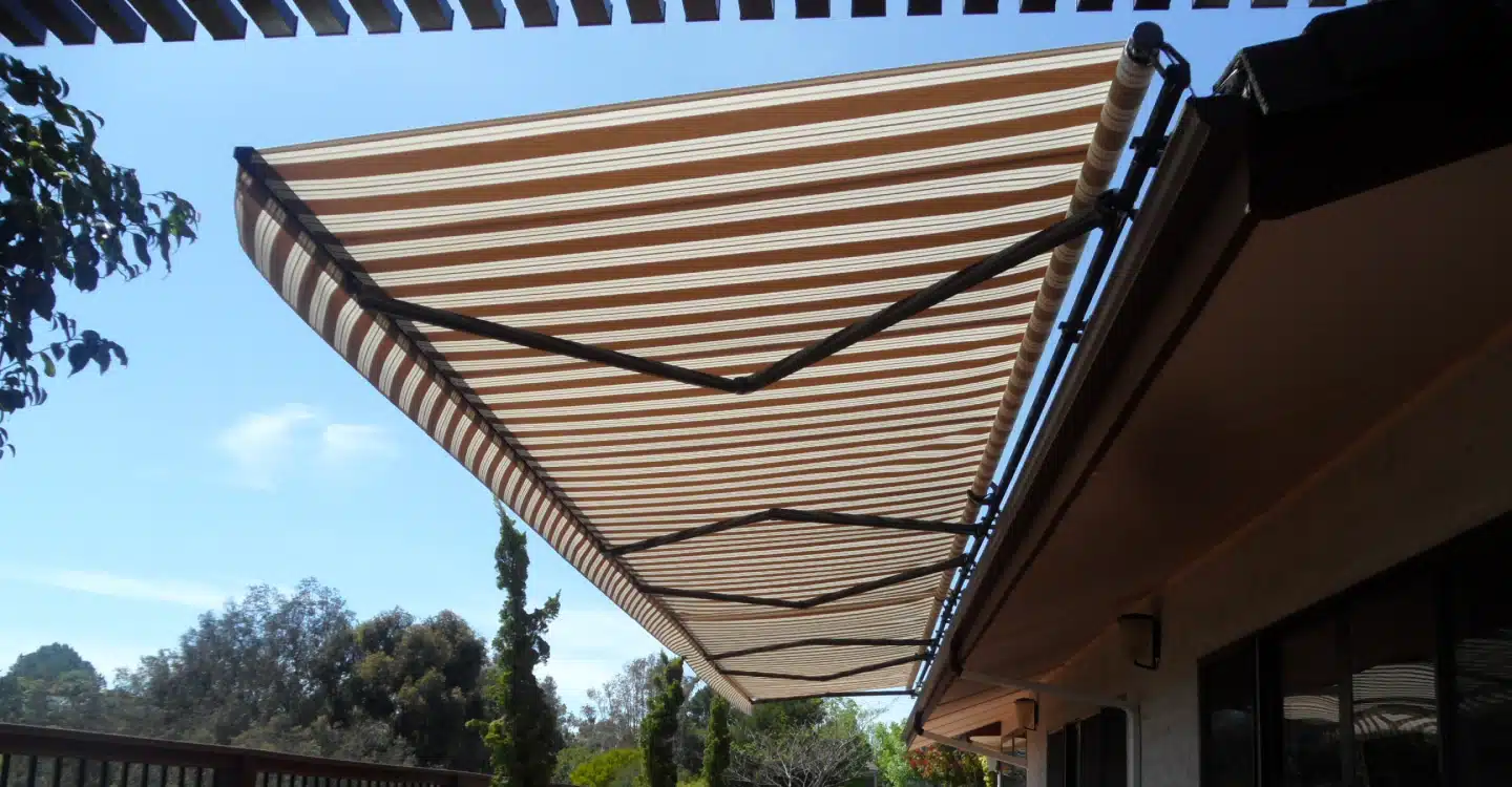 Elite Double awning installed Santa Ana CA
