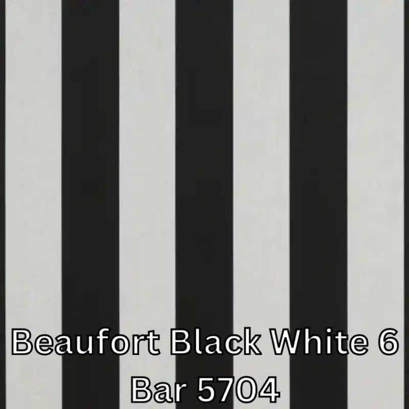 Beaufort Black White 6 Bar 5704