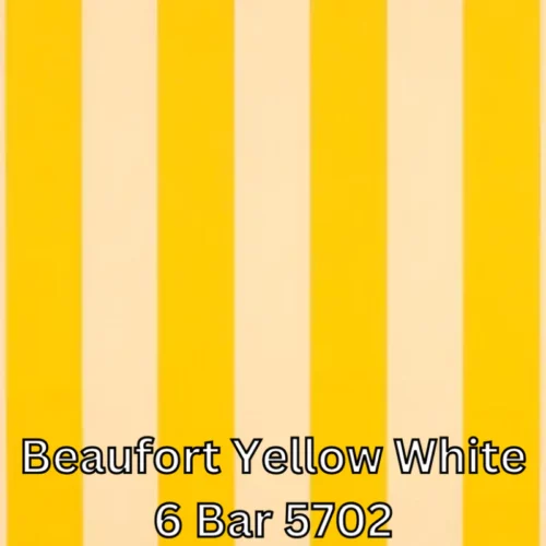Beaufort Yellow White 6 Bar 5702