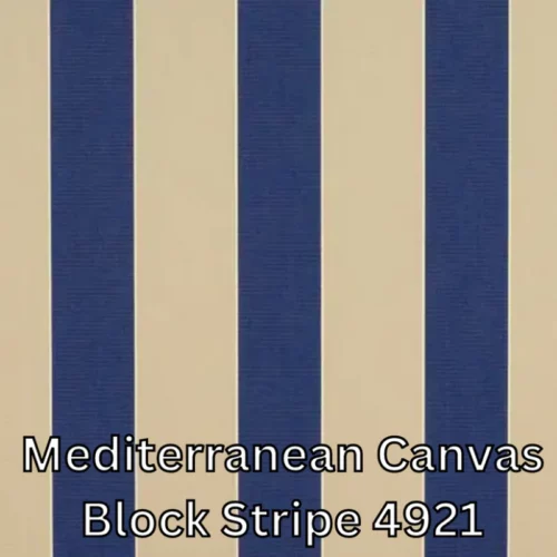 Mediterranean Canvas Block Stripe 4921