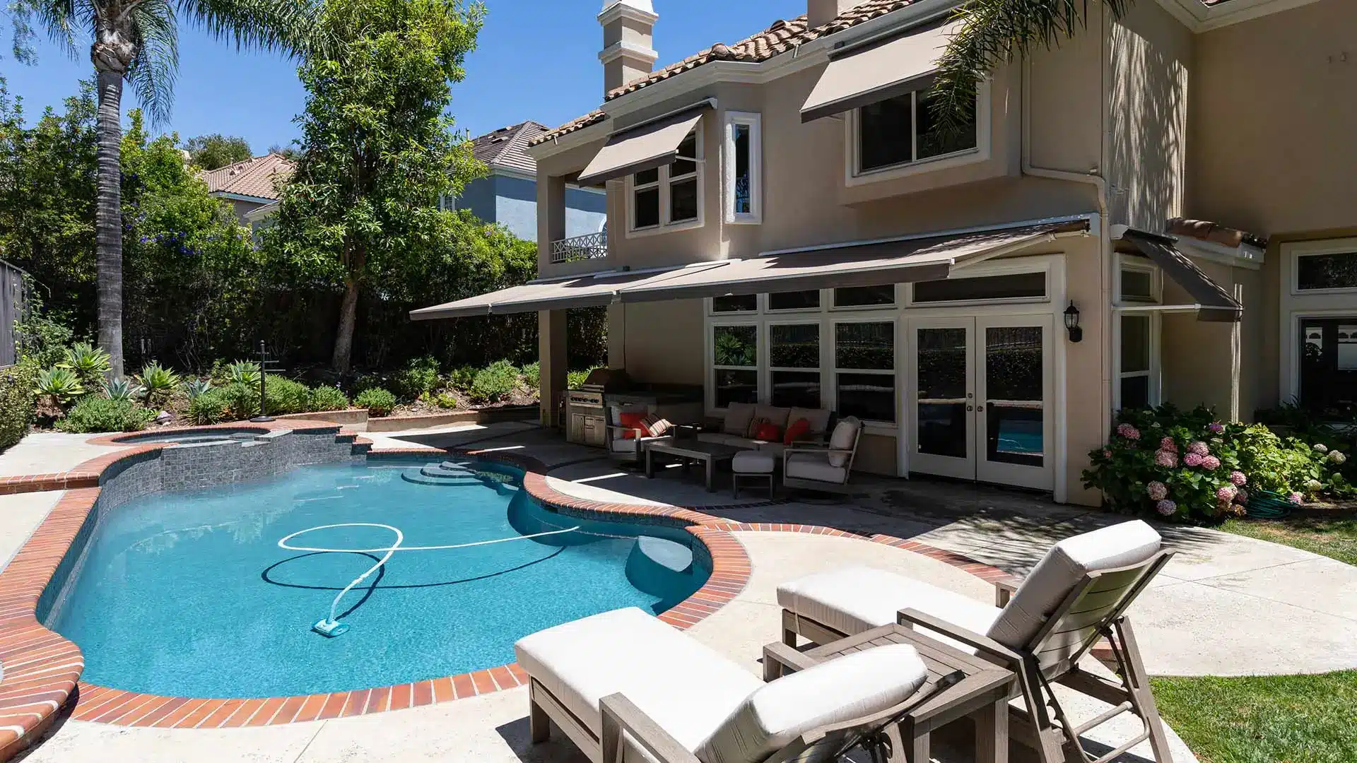 residential property patio with swimming pool san diego ca