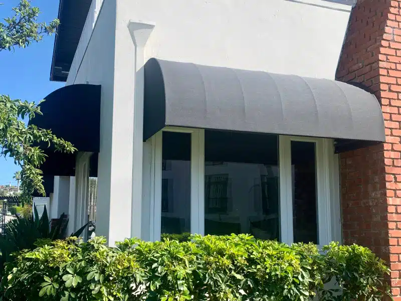 newly installed orleans stationary awnings