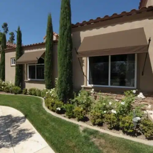 Spear and Decorative Stationary Awning