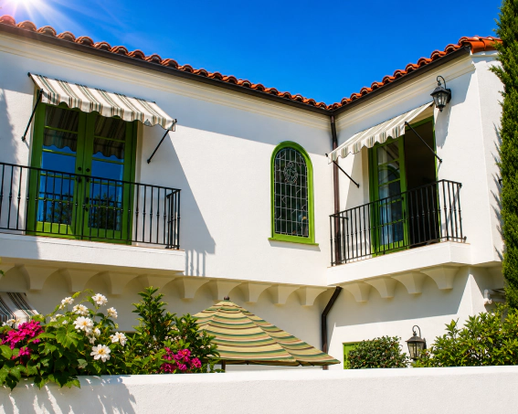 Spear & Decorative Stationary Awnings (2)